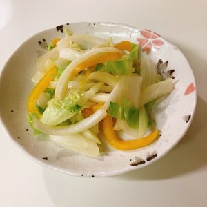 残りもの野菜炒め